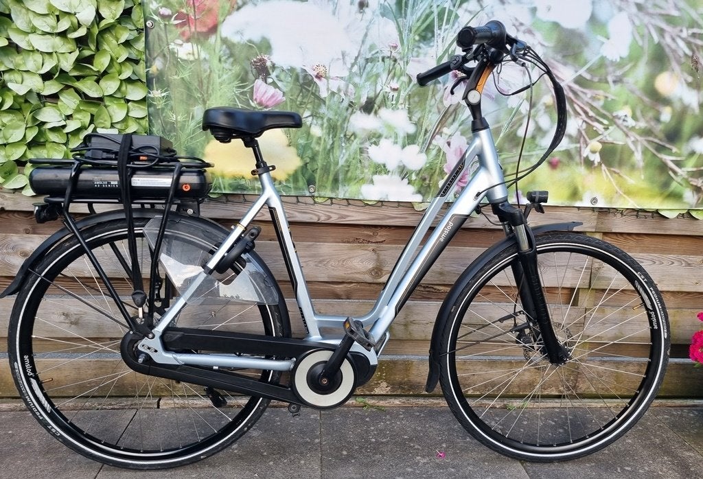 amslod brigton N7 59 cm middenmotor 600 wh, Zo goed als nieuw, 57 tot 61 cm, Meer dan 20 versnellingen, Ophalen