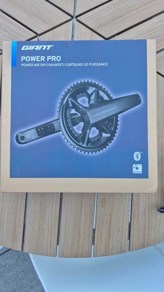 PowerPro Ultegra 165mm Crank vermogensmeter (dubbelzijdig), Fietsen en Brommers, Fietsonderdelen, Nieuw, Crankstel of Pedalen