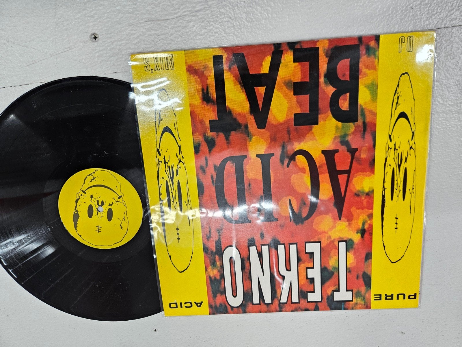 Pure Acid Tekno Beat DJ Mix's - Vintage Vinyl LP, Ophalen, LP, Gebruikt, Techno