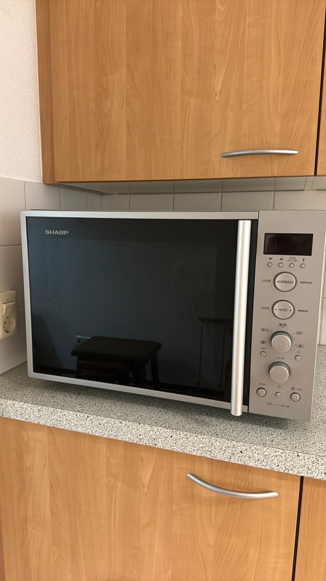 Sharp magnetron combi oven, Ophalen, Combimagnetron, Crisp, Gebruikt