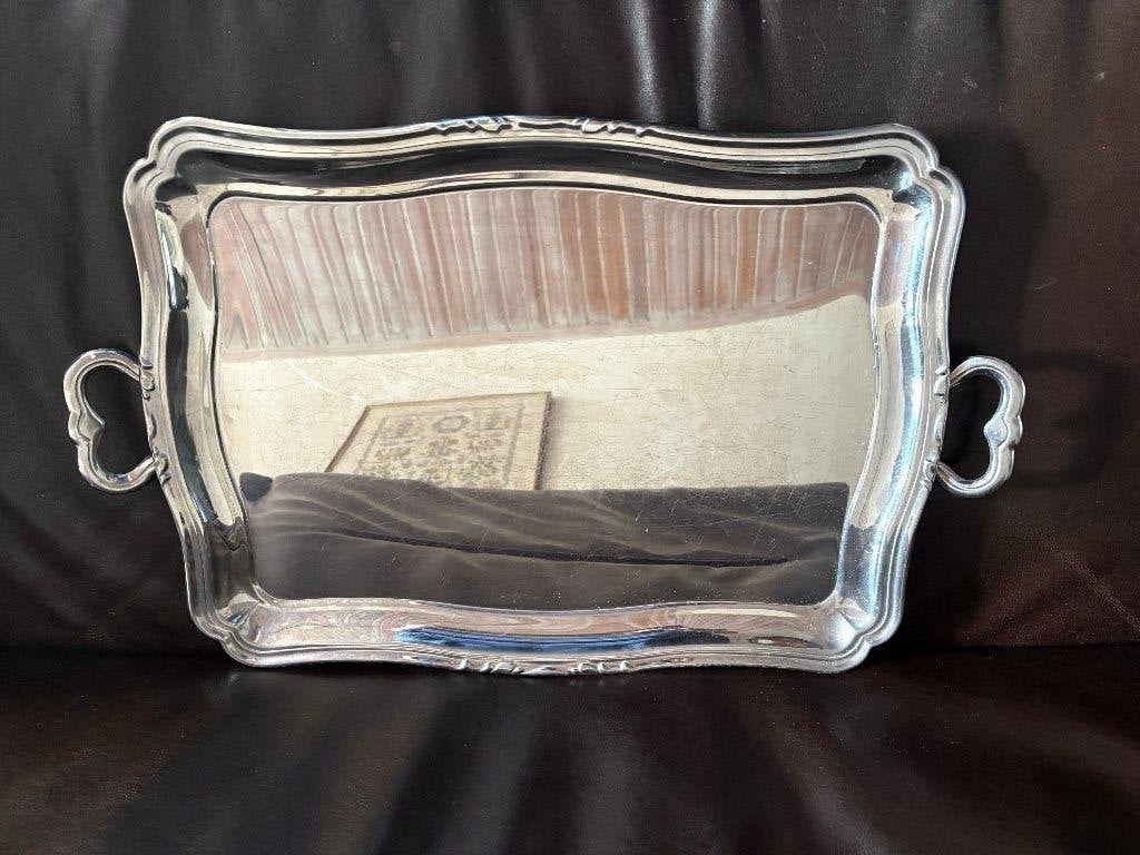 2x sierlijk rechthoekig dienblad; 45 x 33 cm zonder handvat, Huis en Inrichting, Overige materialen, Gebruikt, Ophalen of Verzenden