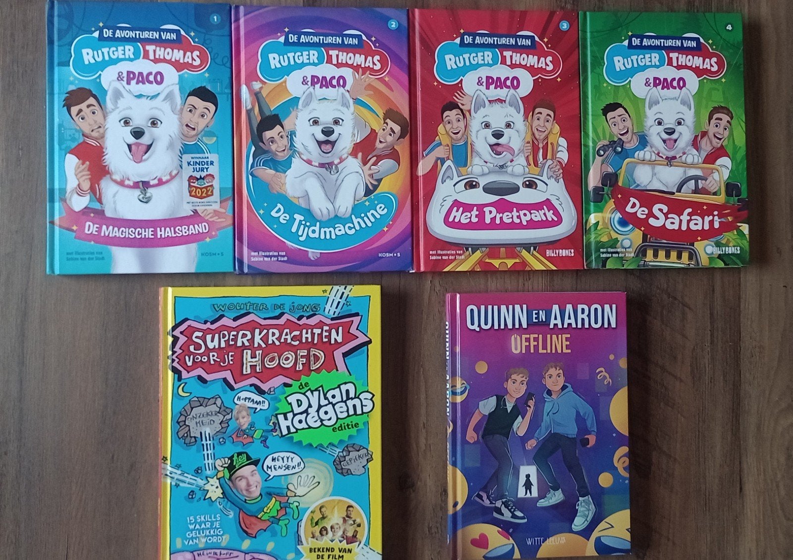 Boeken van YouTubers: Rutger, Thomas & Paco, Dylan Haegens, Boeken, Kinderboeken | Jeugd | onder 10 jaar, Ophalen of Verzenden