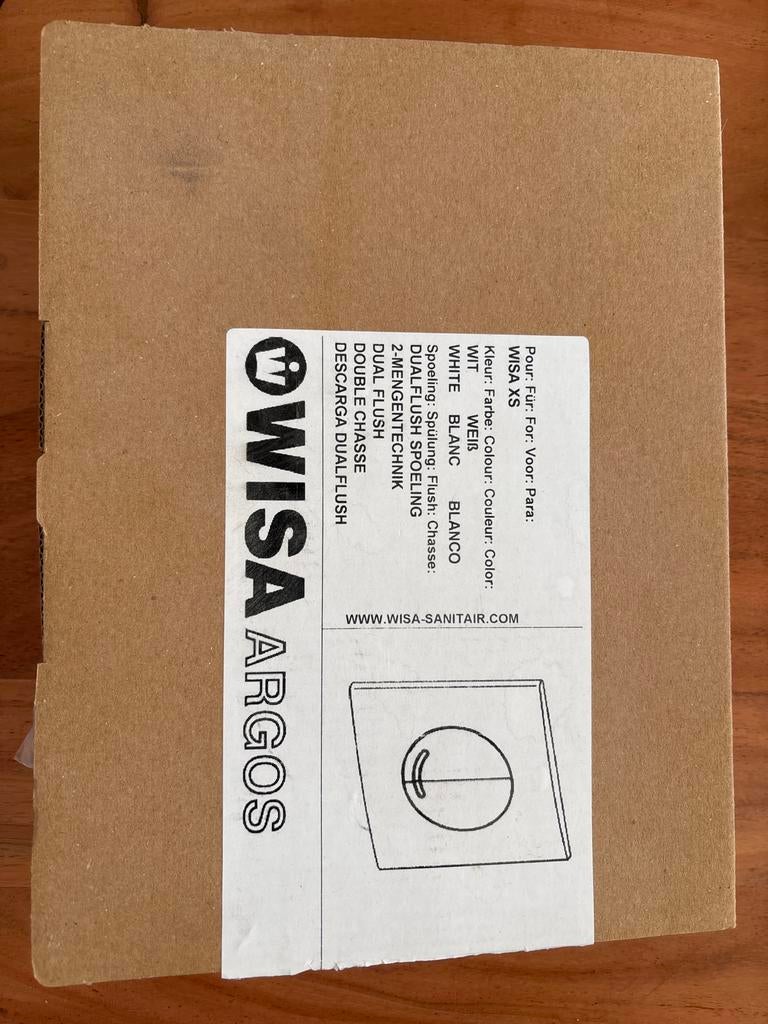 WISA XS Dual Flush Bedieningspaneel Wit, Ophalen of Verzenden, Nieuw, Toilet