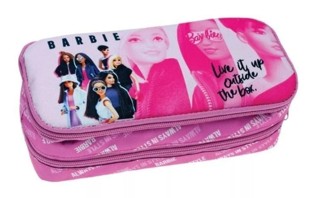 Barbie Etui - Dubbellaags Schooletui / Pennenzak, Nieuw, Ophalen of Verzenden, Nvt, Nvt