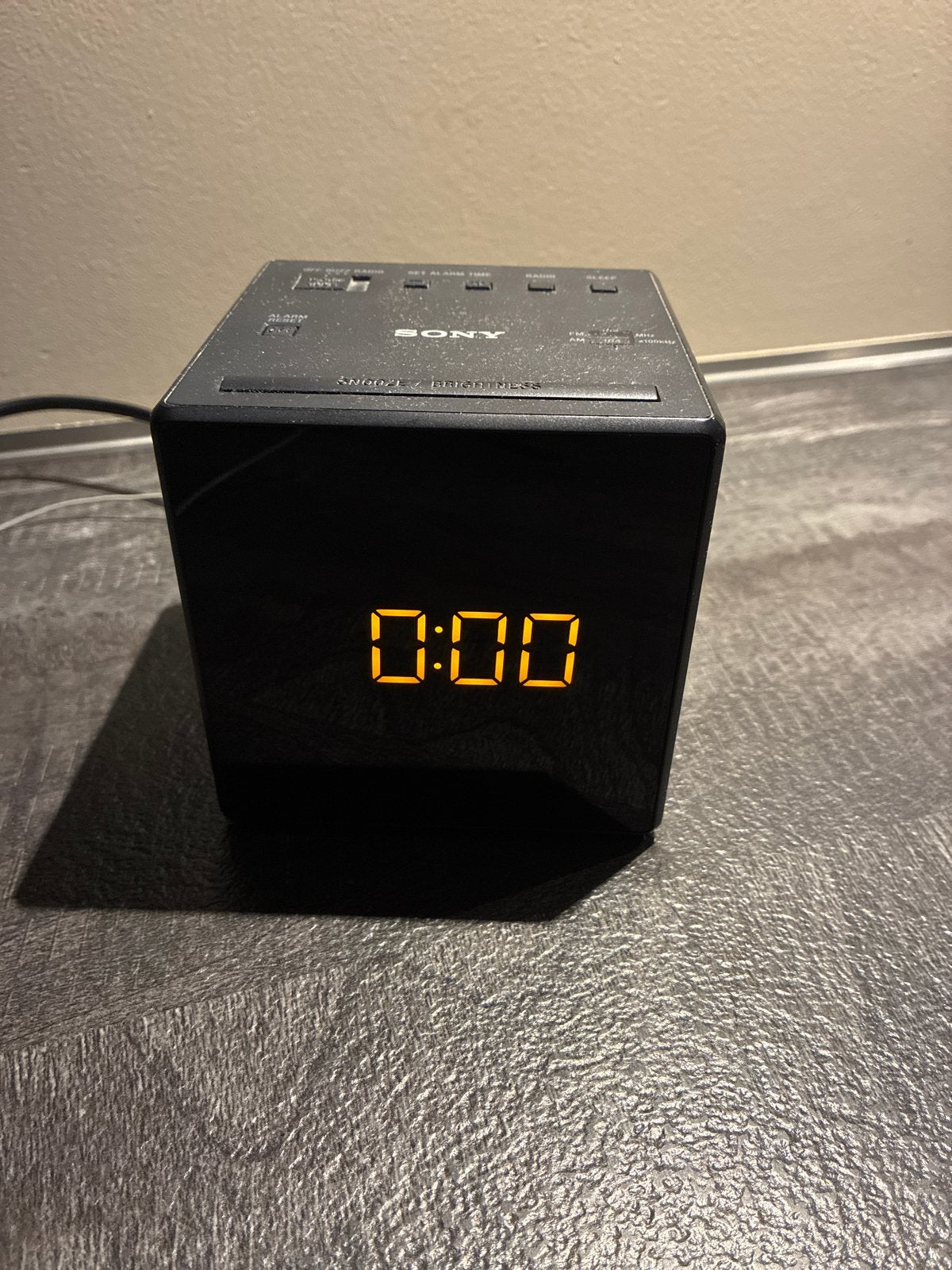 Sony ICF-C1 Wekkerradio IZGST., Ophalen of Verzenden, Zo goed als nieuw, Digitaal