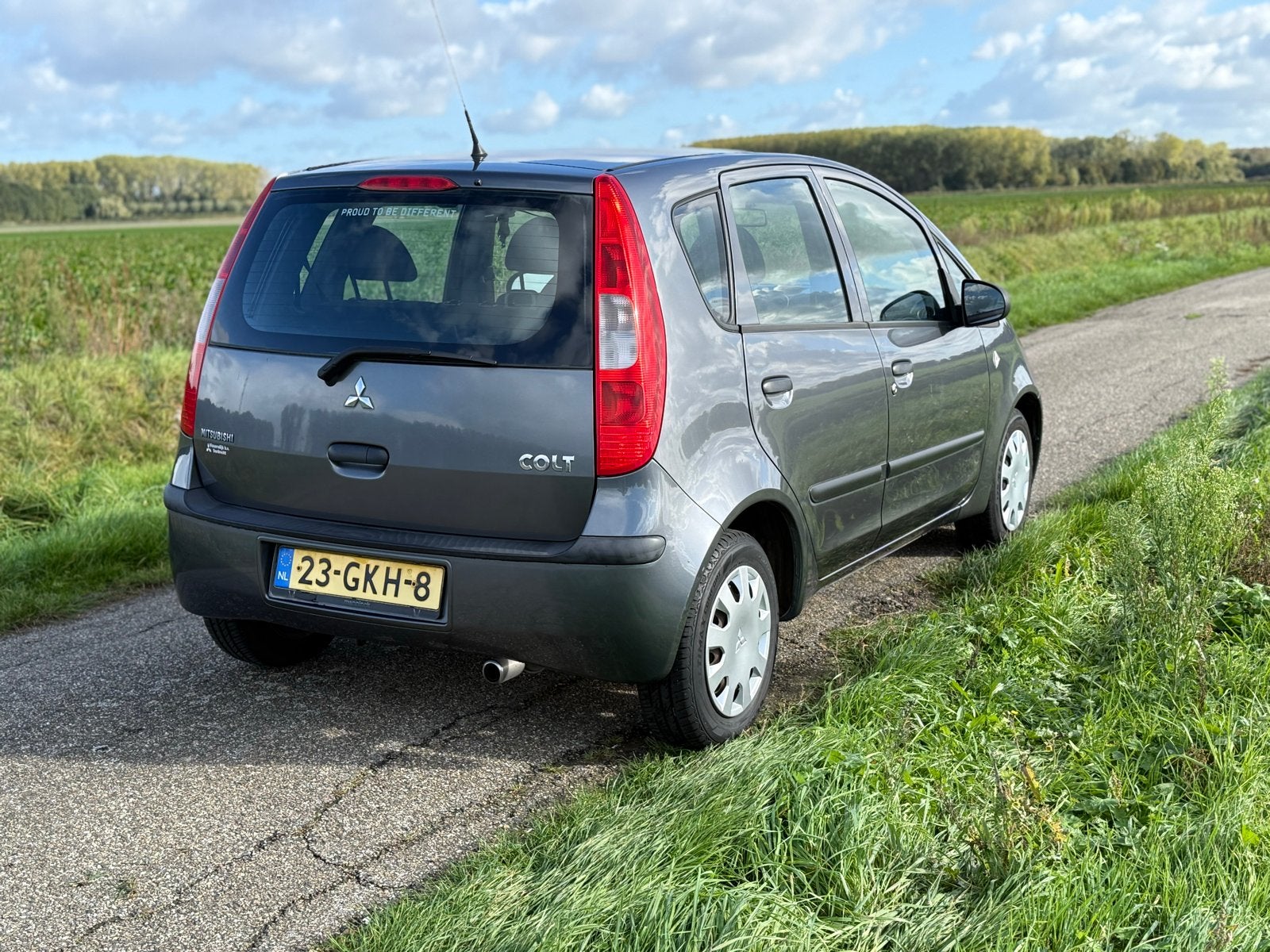 Mitsubishi Colt 1.3 CZ5 2008 Grijs, Auto's, Stof, 31 €/maand, Colt, Origineel Nederlands