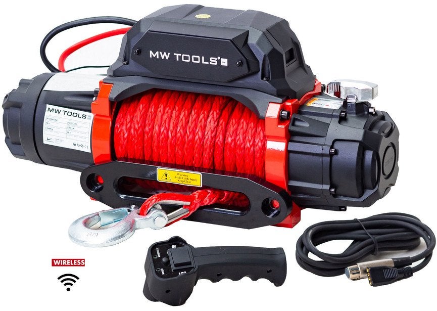Lier 12V 5443kg 26m kabel synthetisch MW Tools