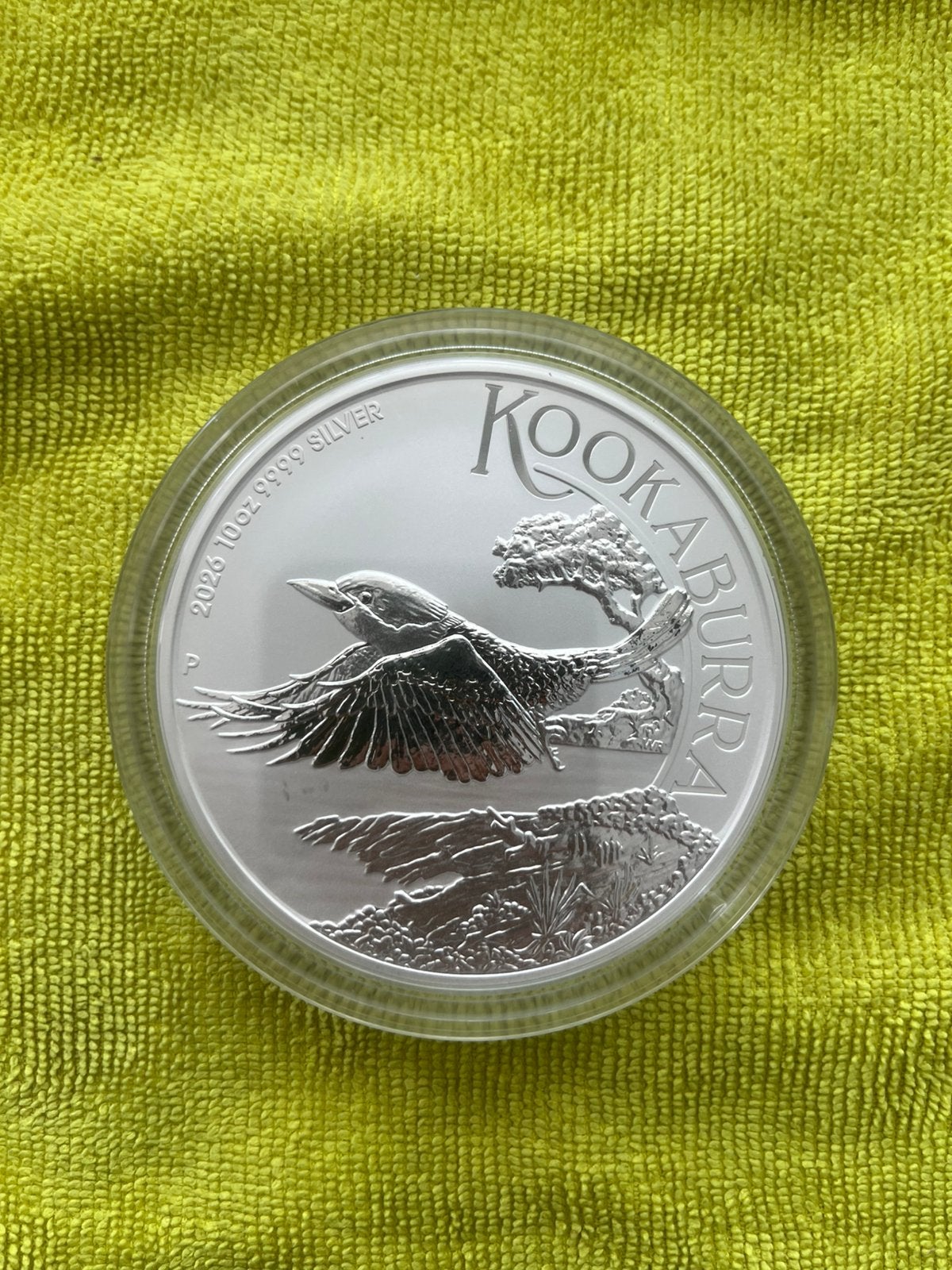 Australië 🇨🇰10 Ounces Kookaburra 2026., Ophalen of Verzenden, Zilver