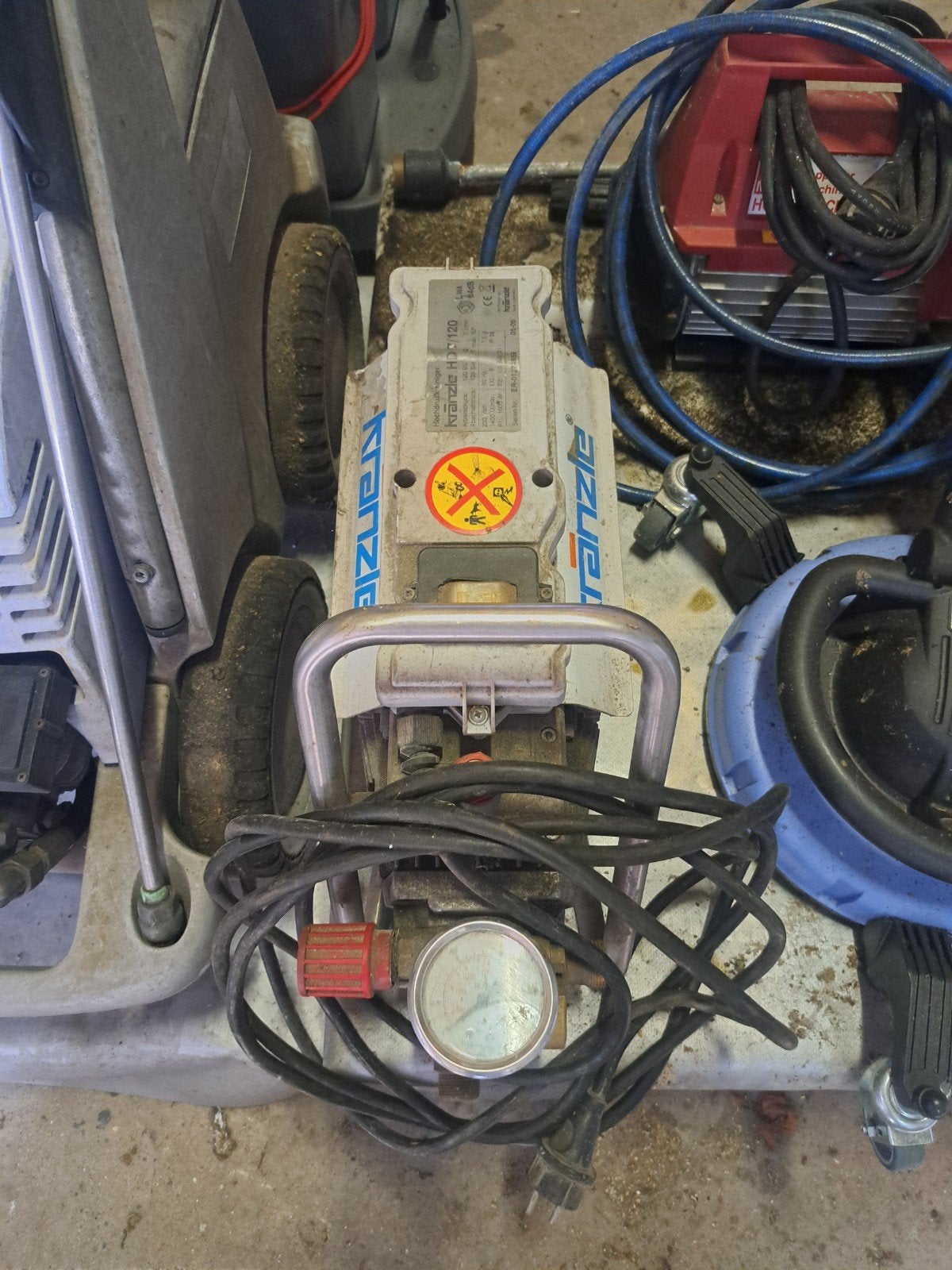 Diverse hogedrukreinigers: Karcher, Kranzle, BM2 -, Tuin en Terras, Ophalen, Gebruikt, Elektrisch, Met regelbare waterdruk