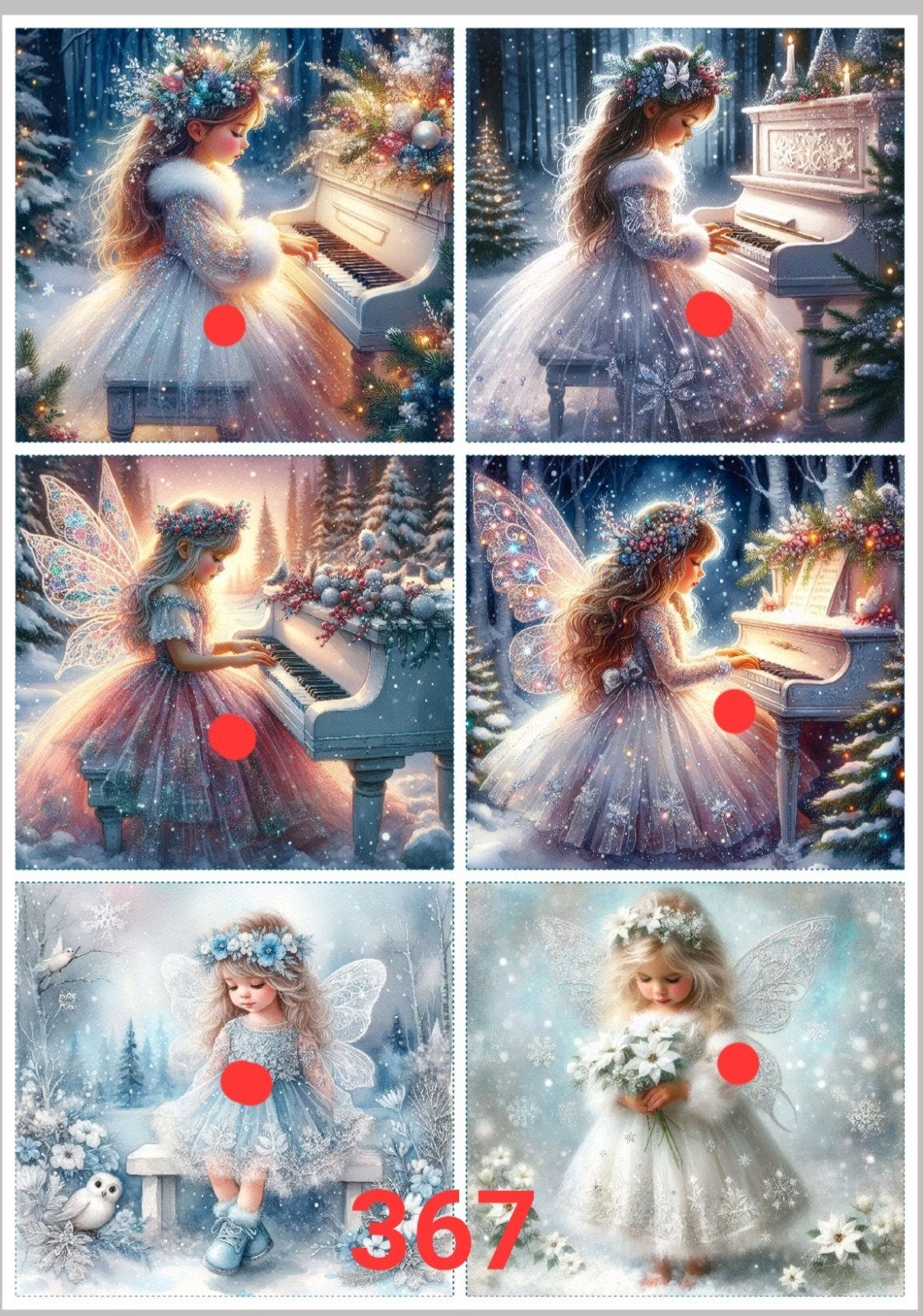 knipvellen Kerst, Ophalen of Verzenden, Nieuw