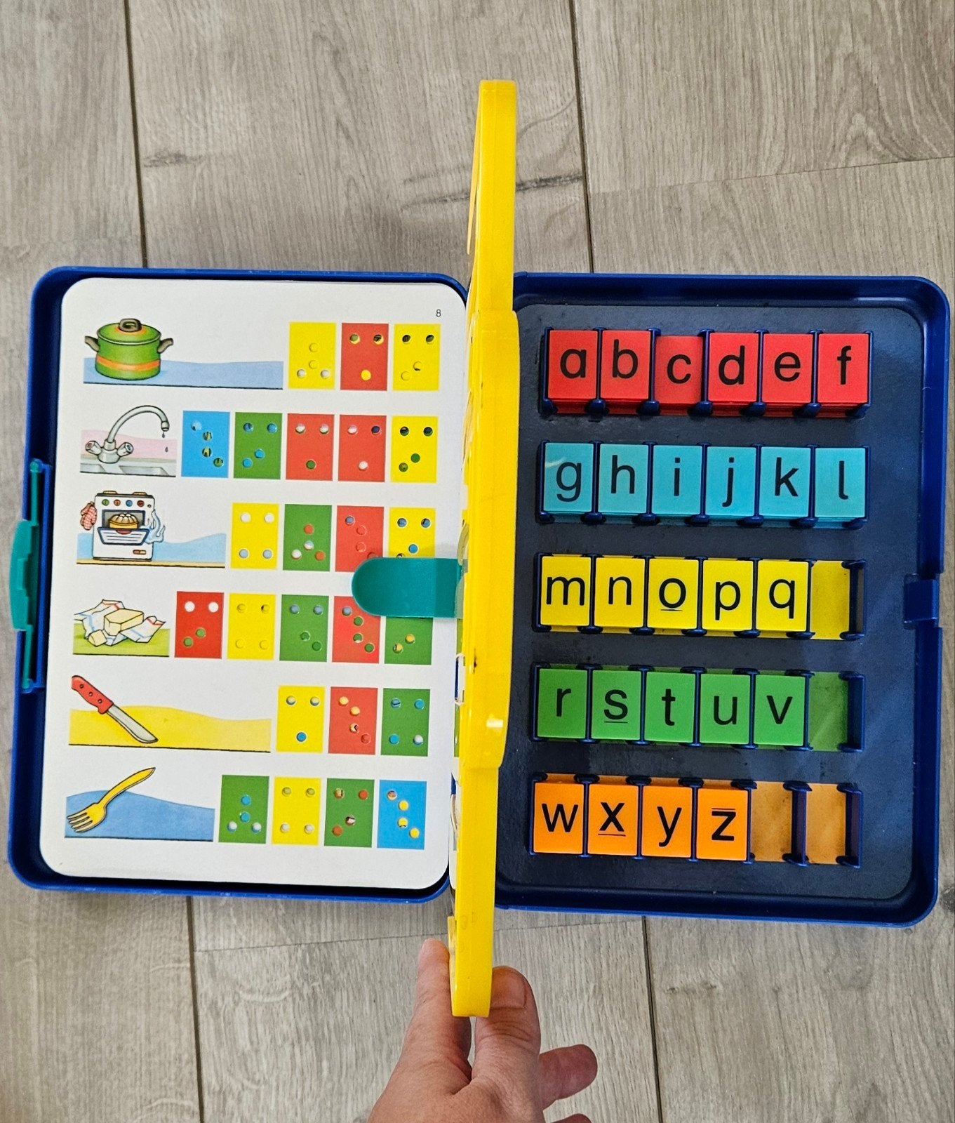 Letterdoos met letterkaarten, Ophalen of Verzenden, Zo goed als nieuw