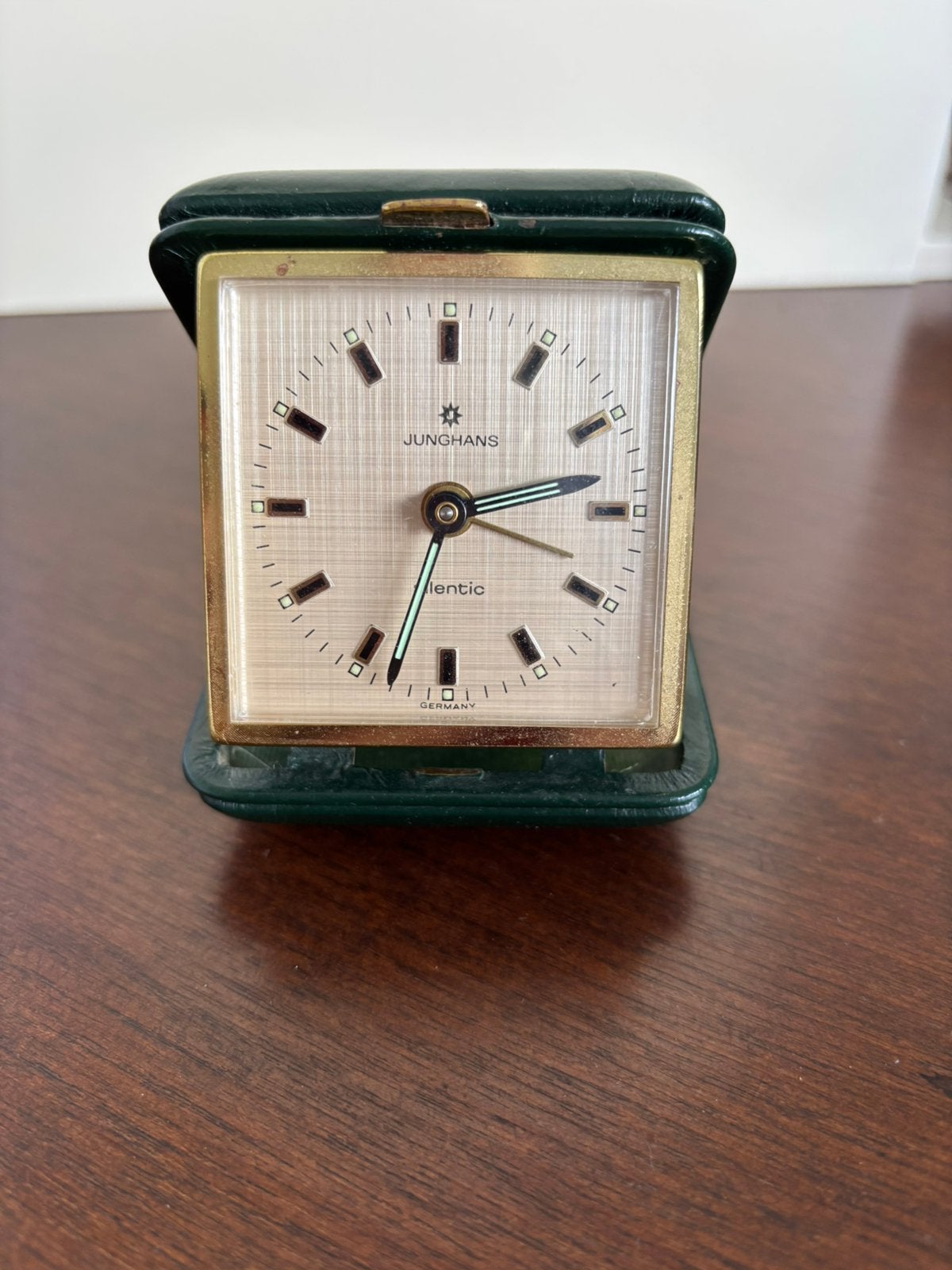 Prachtige Vintage Junghans Silentic Reiswekker (Jaren 50), Ophalen of Verzenden