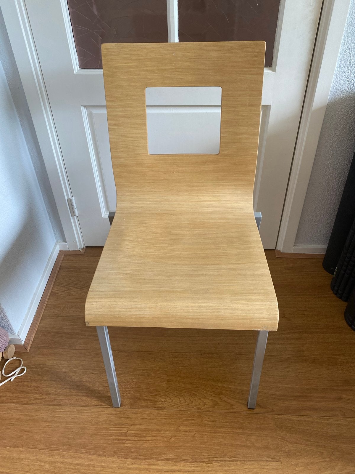 Set van 4 Pedrali Kuadra stoelen, Ophalen, Gebruikt, Overige kleuren, Vier