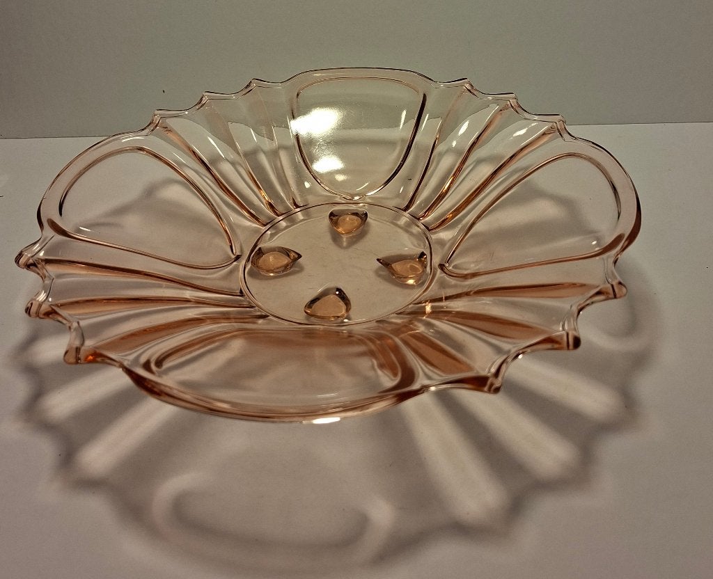 Grote schaal van persglas, Antiek en Kunst, Ophalen of Verzenden