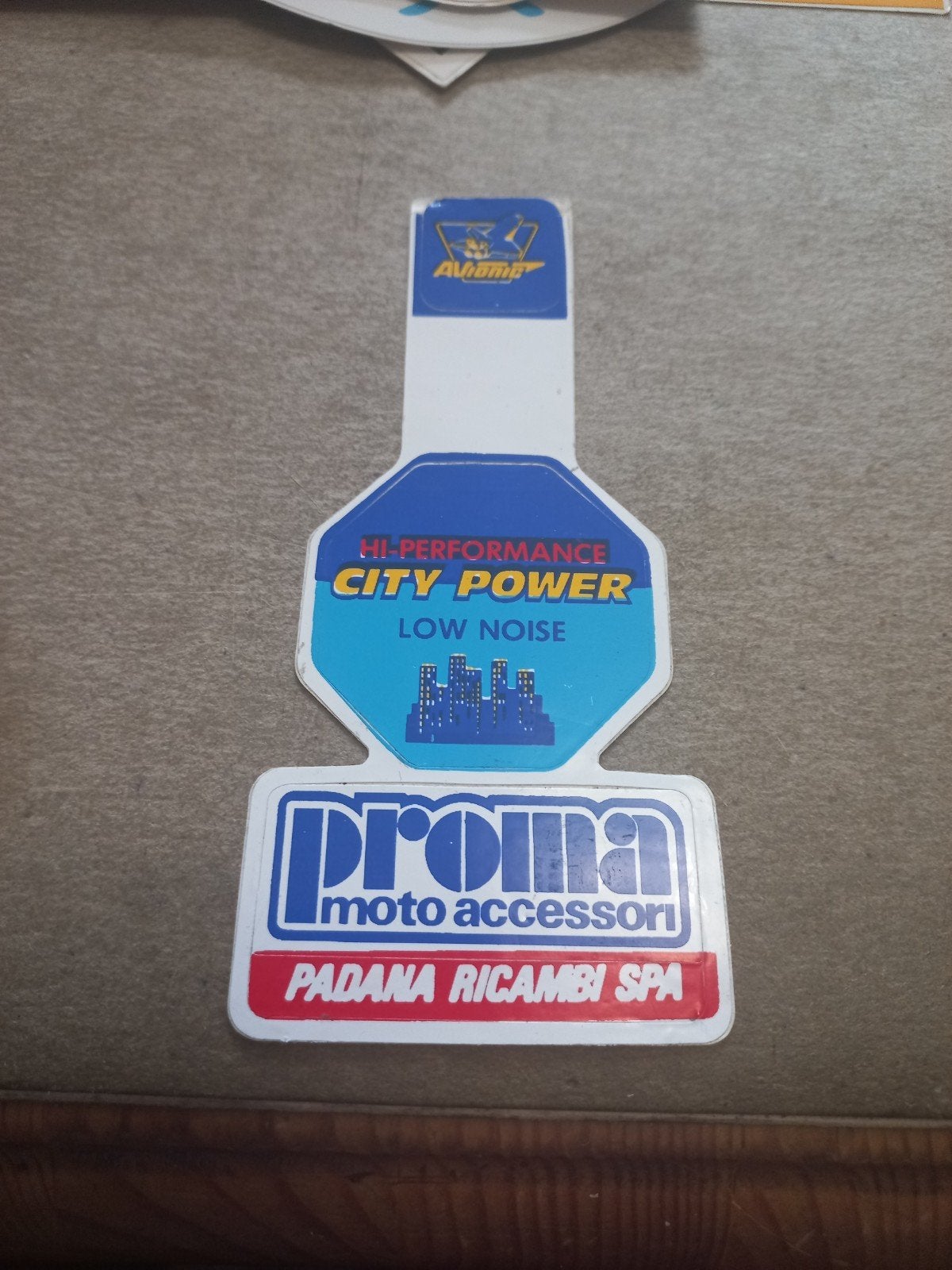 Vintage Proma Moto Accessori Sticker - City Power, Ophalen of Verzenden