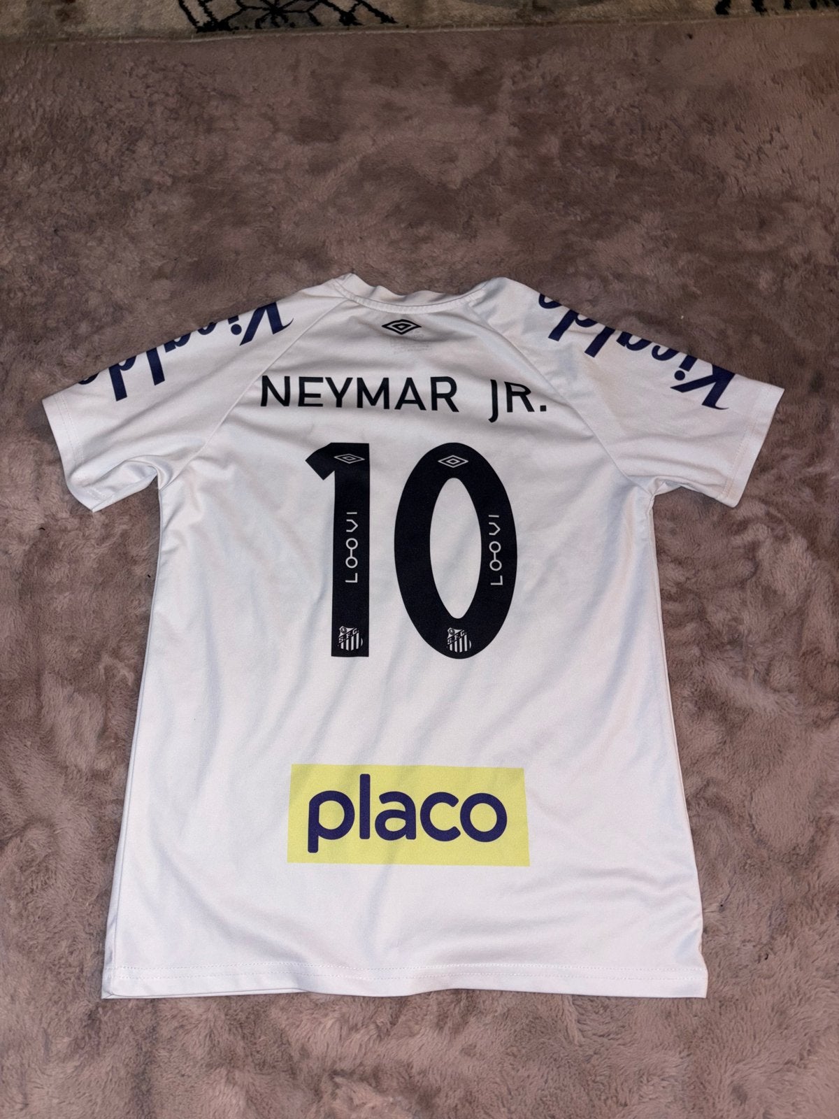 Neymar Jr. Santos voetbalshirt - Maat M, Maat M, Ophalen of Verzenden, Zo goed als nieuw, Shirt