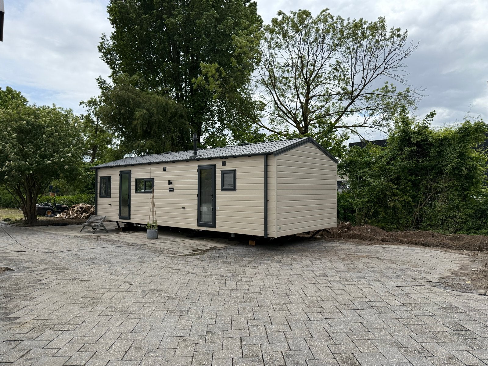 Luxe stacaravan | 1 jaar oud | 3 slaapkamers | Airco | CV, Tot en met 4