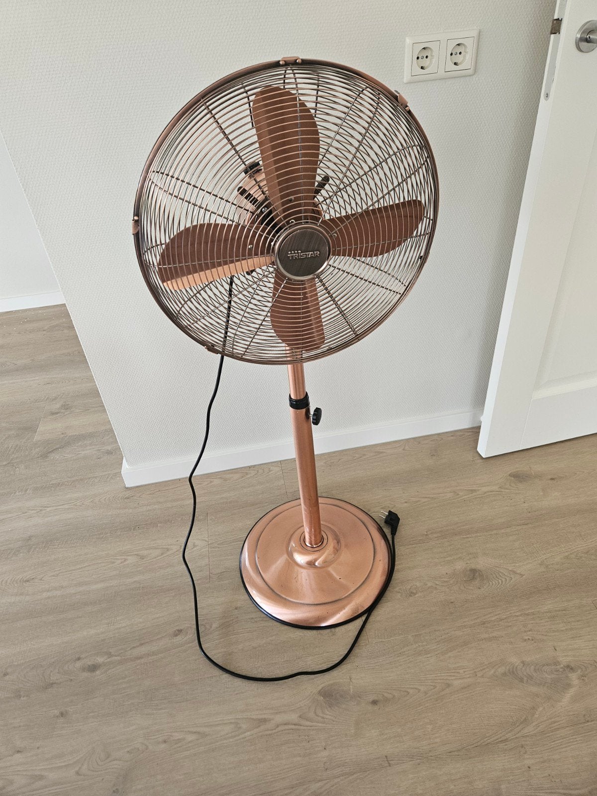 Tristar Ventilator Koper Kleur, Witgoed en Apparatuur, Ventilatoren, Ophalen, Zo goed als nieuw, Statiefventilator