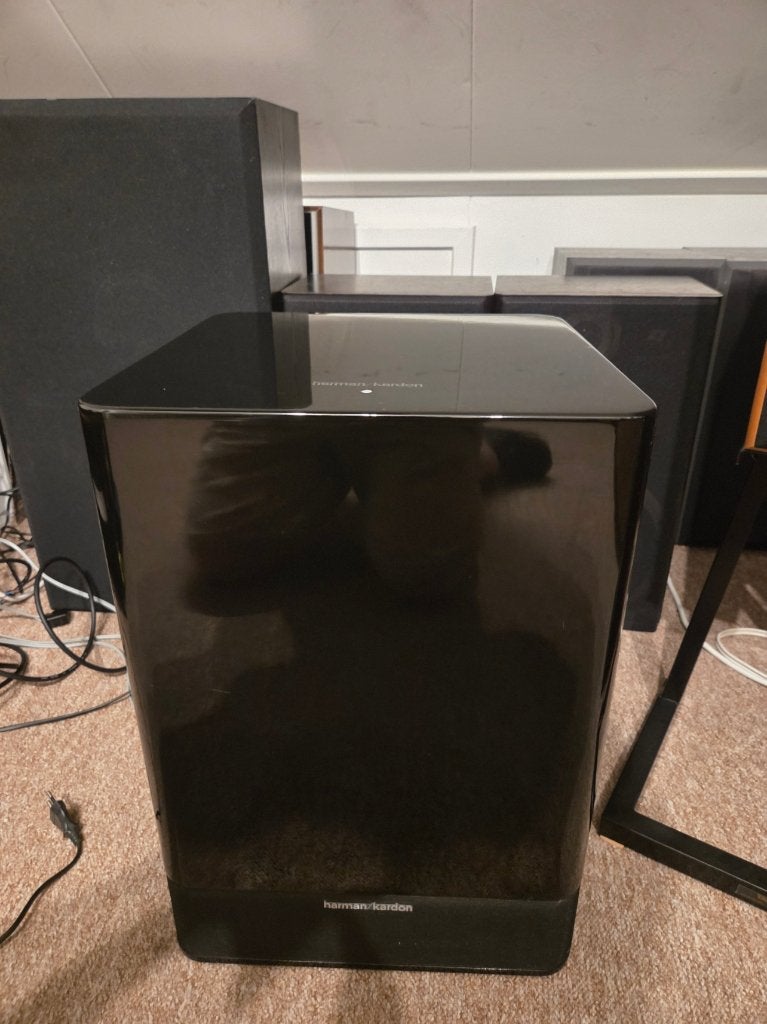 Harman Kardon Sub-TS2BQ subwoofer, Audio, Tv en Foto, Luidsprekers, Subwoofer, Zo goed als nieuw, Geschikt voor surround/home cinema
