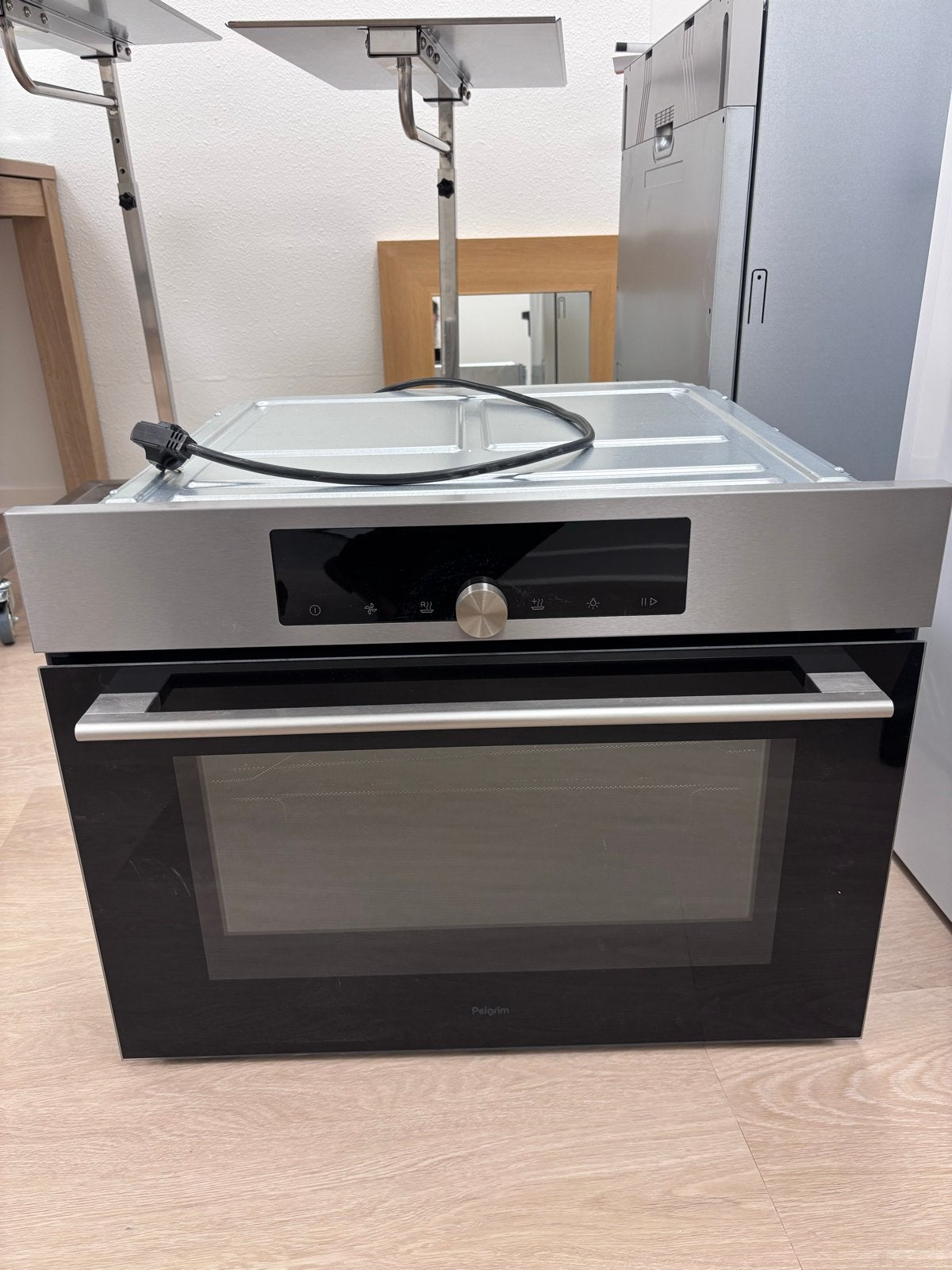 Gloednieuwe Pelgrim combioven, 45cm, 50L inhoud, Ophalen, 45 tot 50 cm, Oven, Inbouw