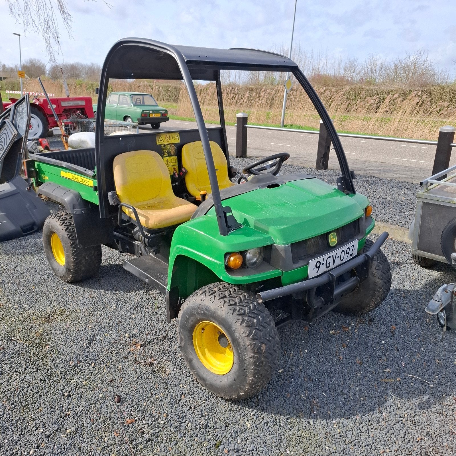 MAAIBALK JOHN DEERE GATOR MET KENTEKEN DIESEL, Ophalen of Verzenden