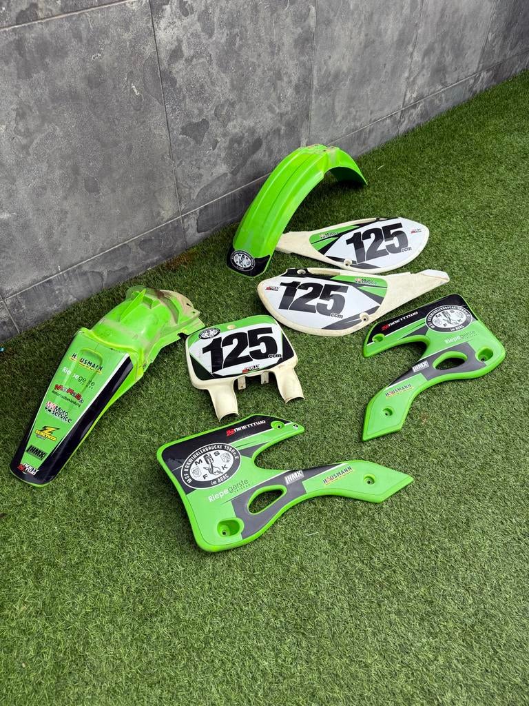 Kawasaki KX Kappenset (2x), Ophalen, Gebruikt