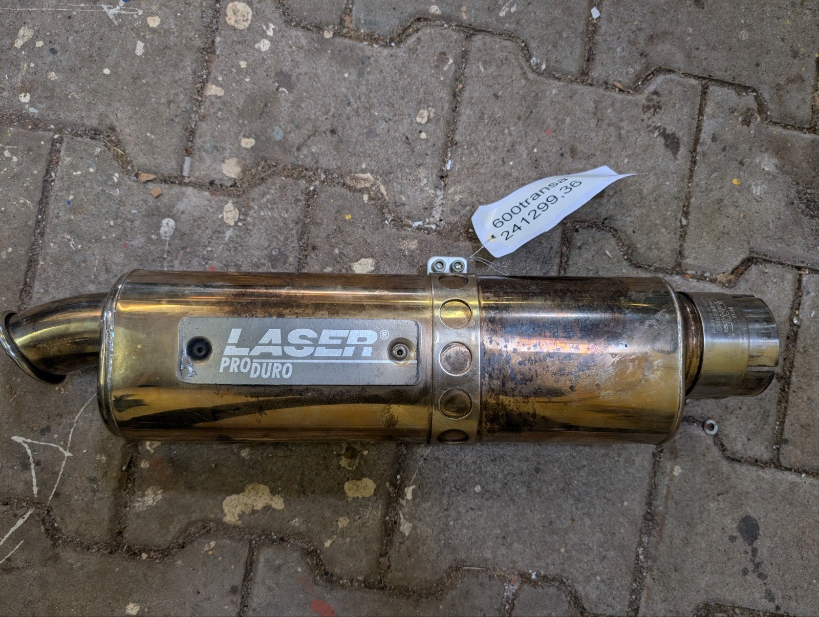 Laser ProDuro uitlaatdemper voor Transalp 600, Ophalen of Verzenden, Gebruikt