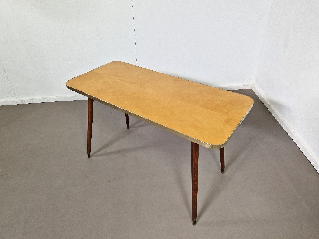 Blonde bijzettafel of salontafel | jaren 60, Ophalen, Gebruikt, -, -
