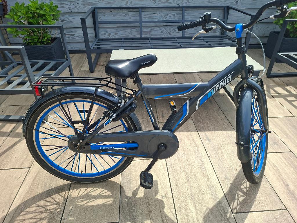 Funjet popal fiets 24 inch, Fietsen en Brommers, Fietsen | Jongens, Ophalen, Terugtraprem, Handrem, Popal