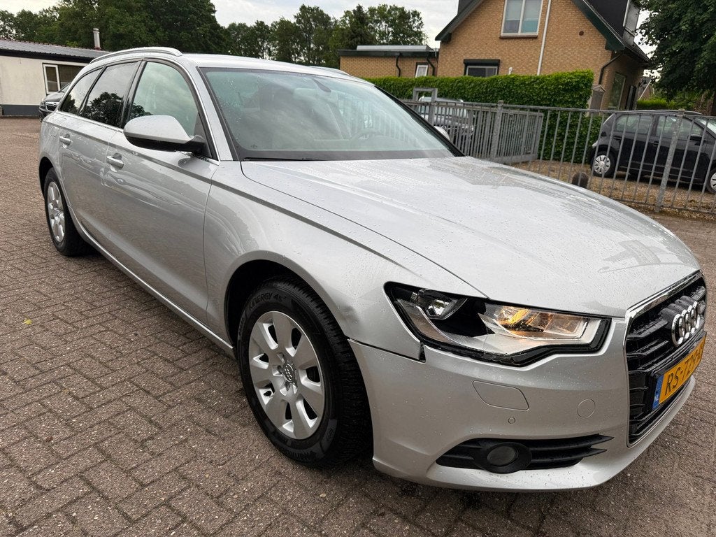 Audi A6 Avant 2.0 TDI Pro Line Plus ECC NAVI LEDER PDC TR.HA, Auto's, Audi, Voorwielaandrijving, Euro 5, Zwart, 4 cilinders
