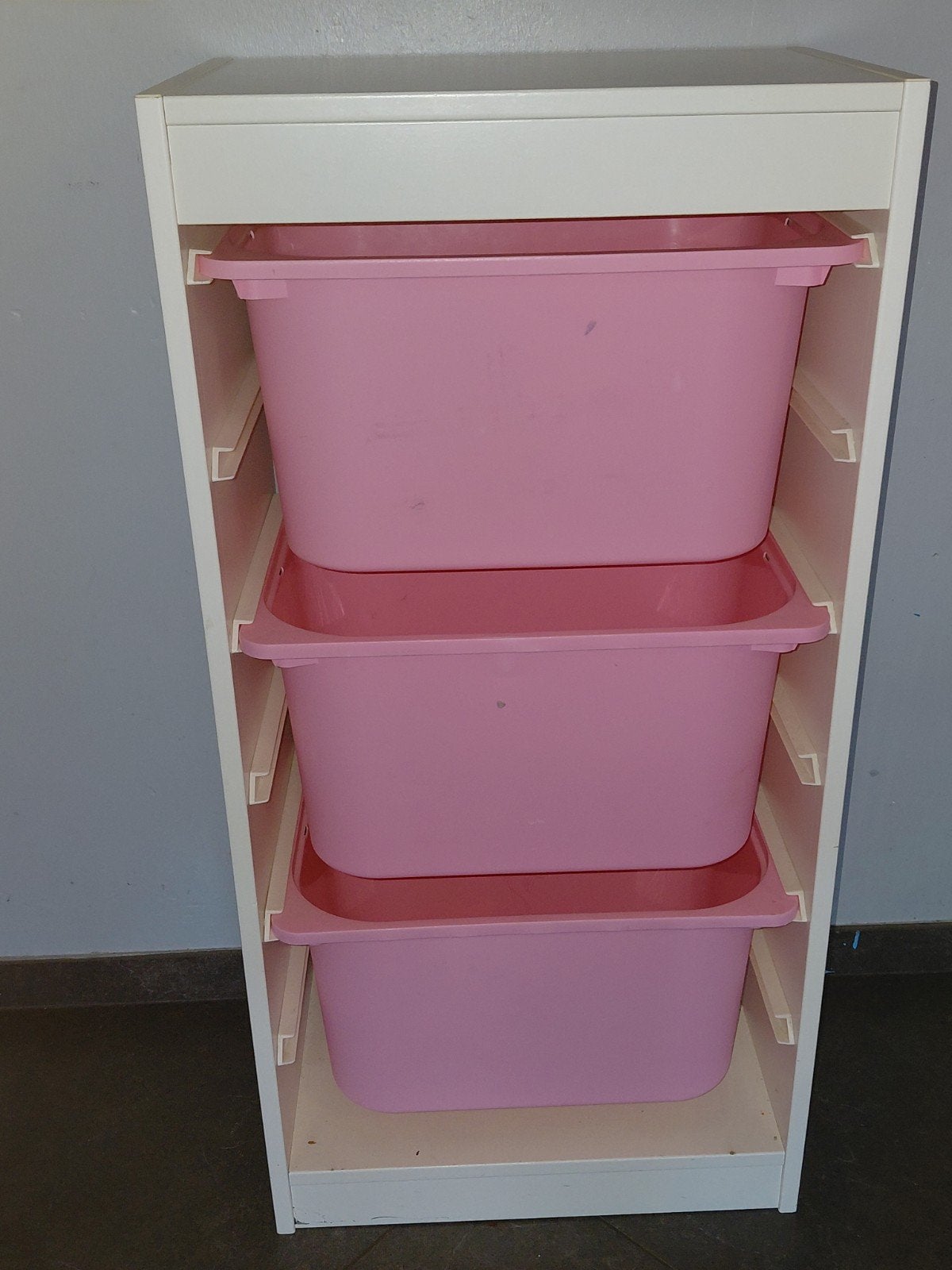 IKEA Trofast opbergkast met roze bakken, Ophalen, Gebruikt, Kast