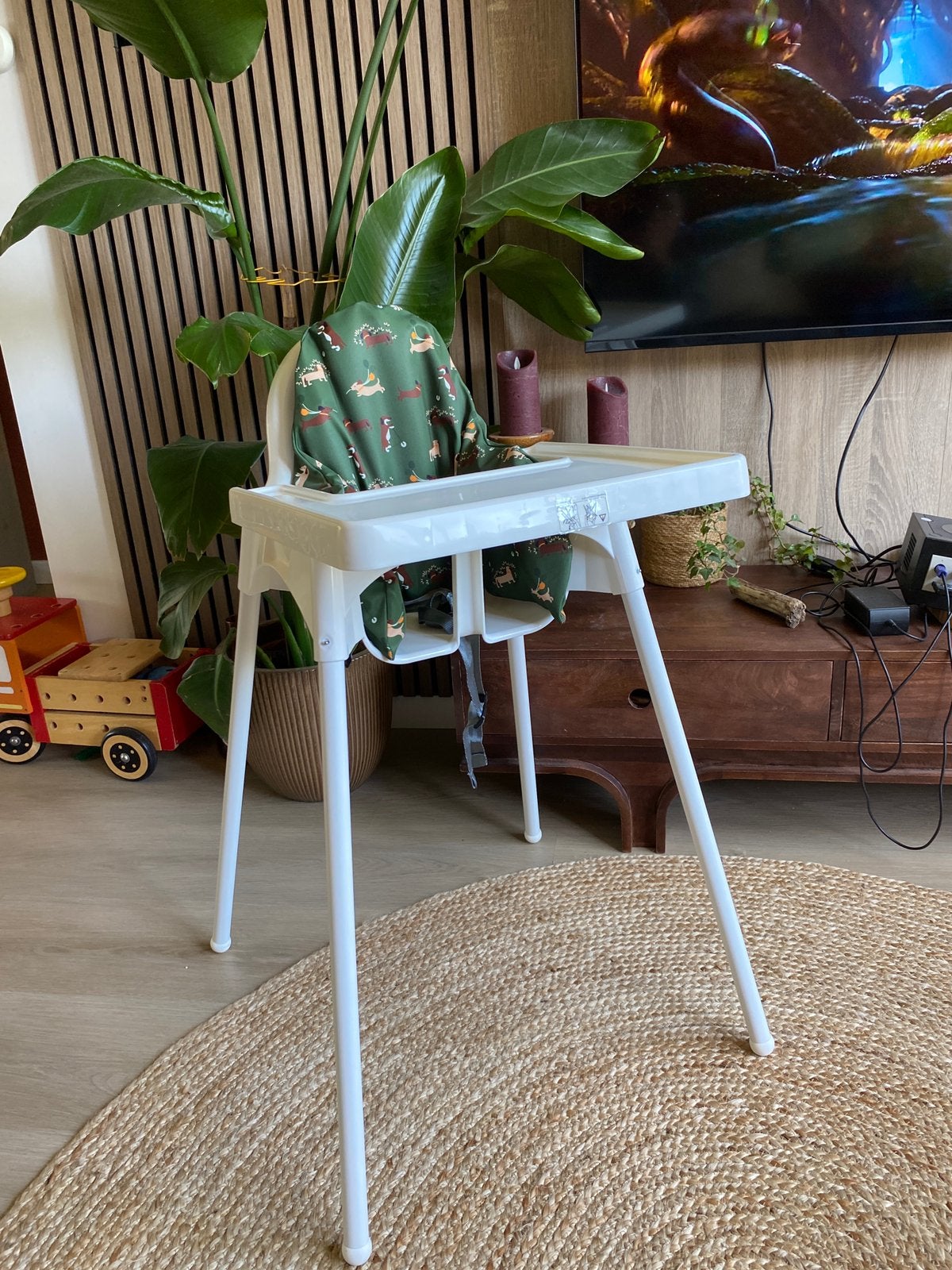 Kussenset voor de ikea kinderstoel- Teckel - afneembaar, Ophalen of Verzenden, Nieuw, Overige typen, Stoelverkleiner