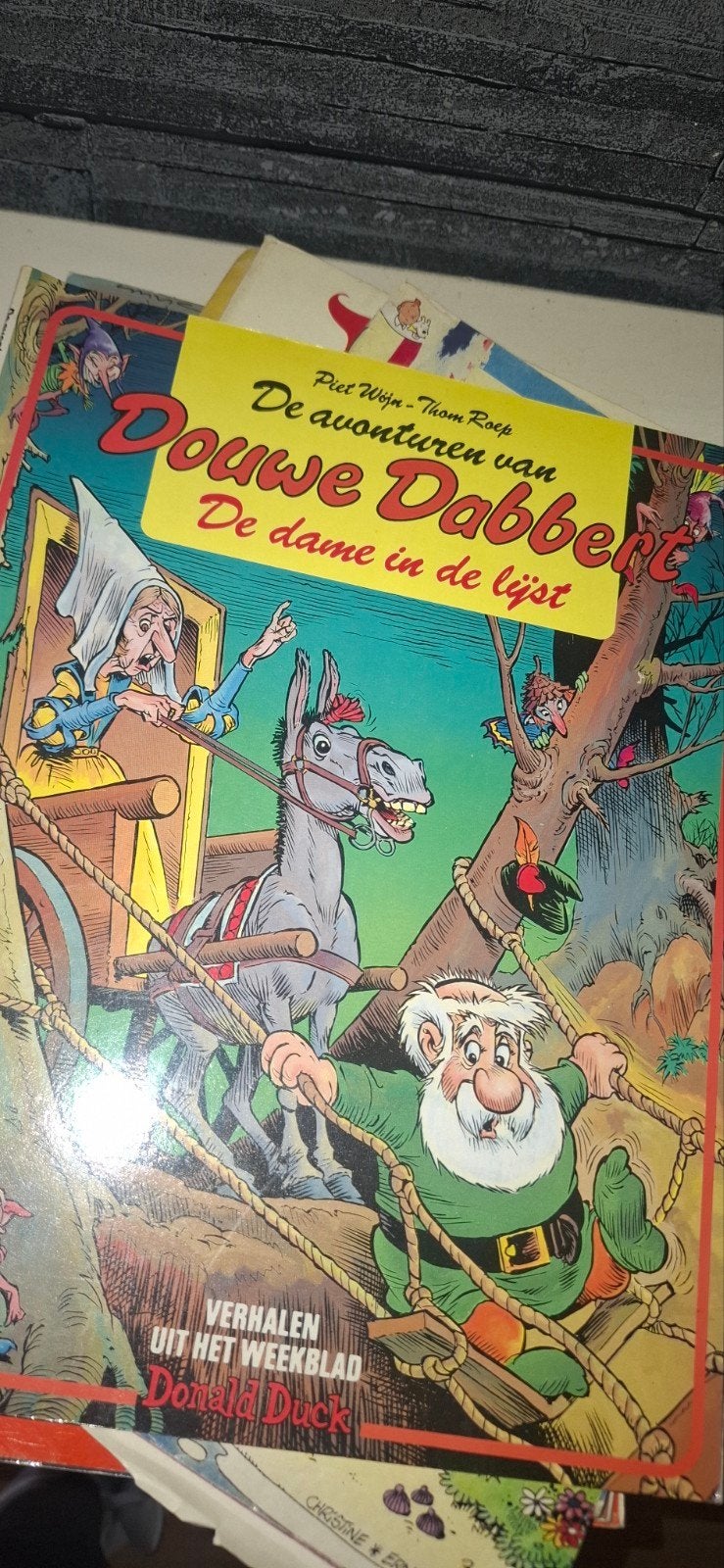 Douwe Dabbert - De dame in de lijst (Donald Duck), Eén stripboek, Ophalen of Verzenden, Gelezen, Piet Wijn, Thom Roep