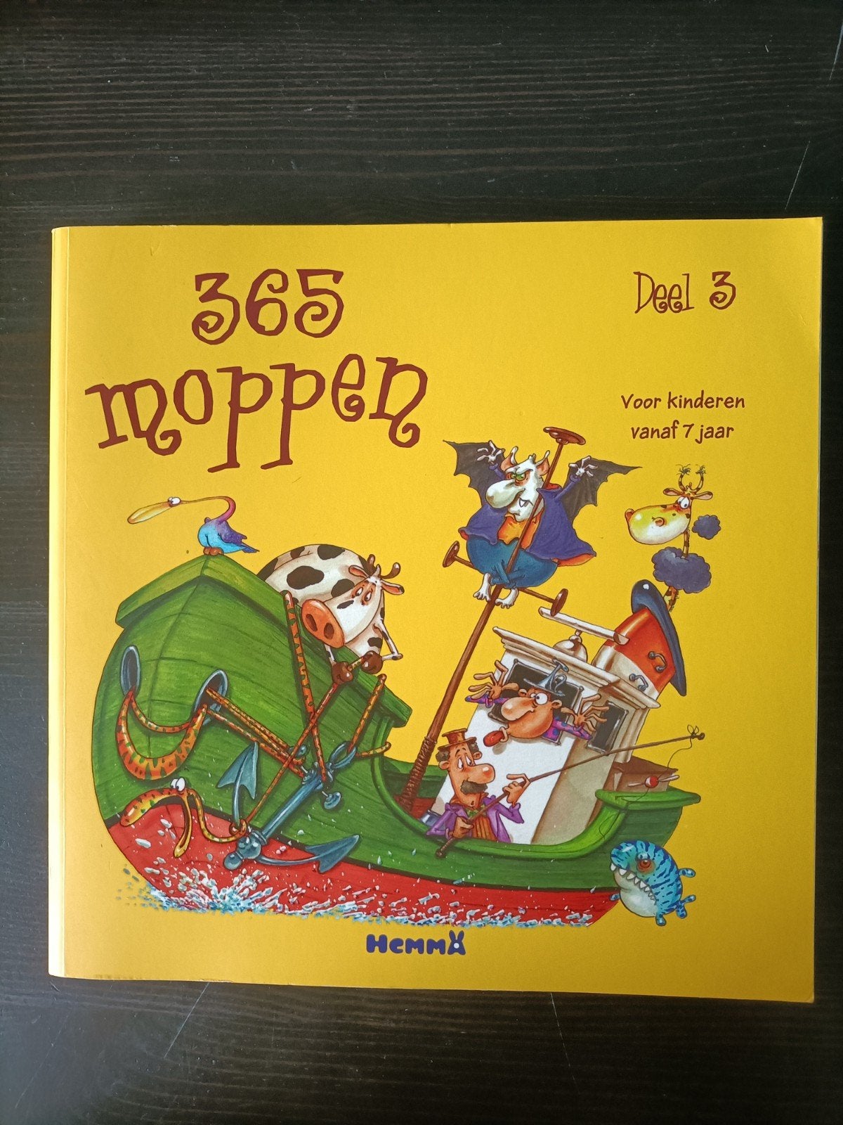365 Moppen Deel 3 - Grappige verhaaltjes en raadsels, Boeken, Ophalen of Verzenden, Zo goed als nieuw, Ingrid Bofsen-Girard, Fictie algemeen