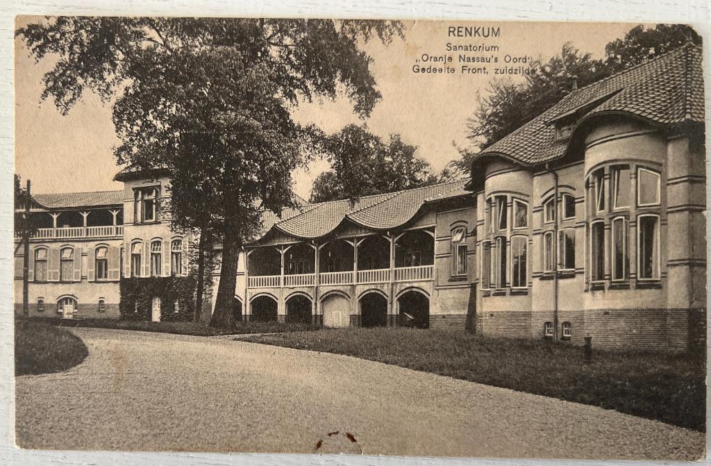 Oude Ansichtkaart - Renkum - Sanatorium "Oranje Nassau's Oor, Ophalen of Verzenden, Voor 1920, Ongelopen, Gelderland