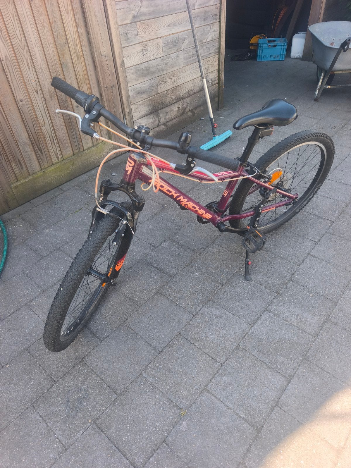 24 inch Kinder mountain bike, Ophalen, Gebruikt, 20 inch of meer, Rock Machine