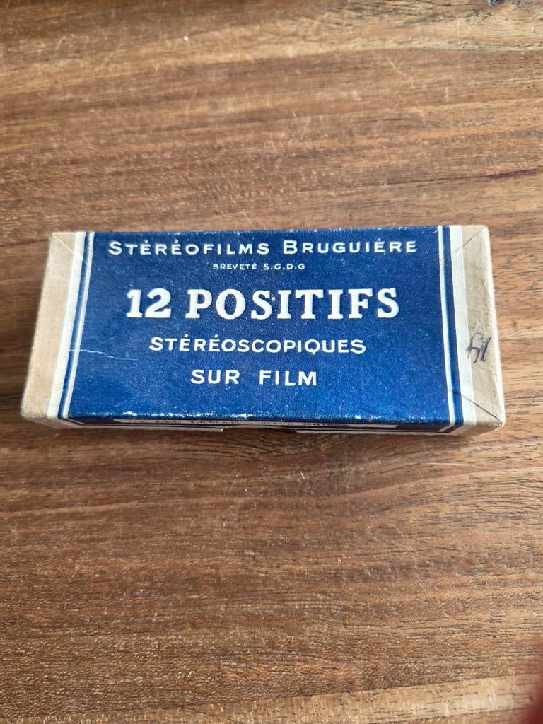 12 vintage stereofilms Bruguière, Lac Leman-Rive Suisse, Ophalen of Verzenden