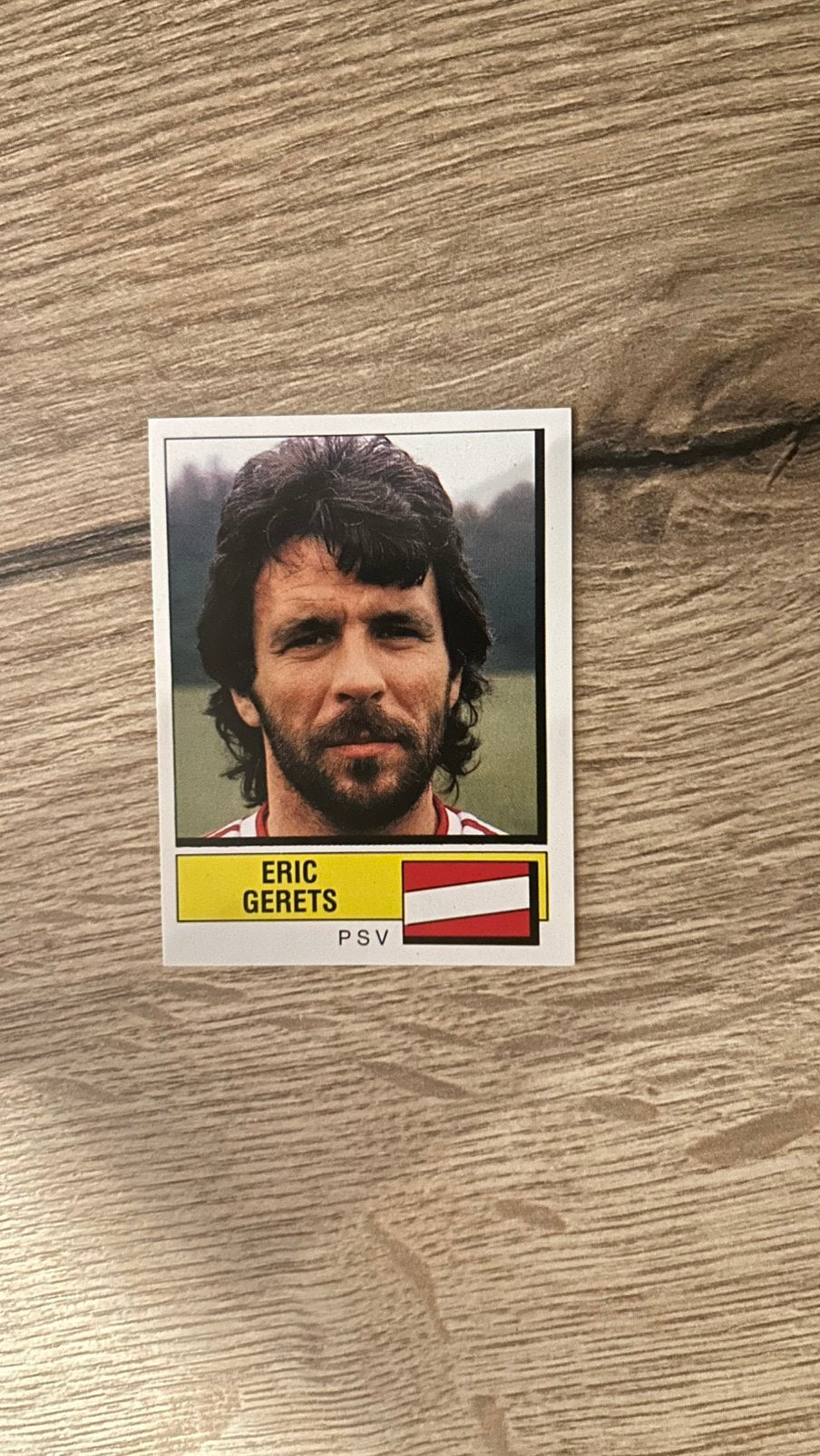 Panini Voetbal 88 plaatje Eric Gerets PSV, Verzenden, Zo goed als nieuw, Plaatje