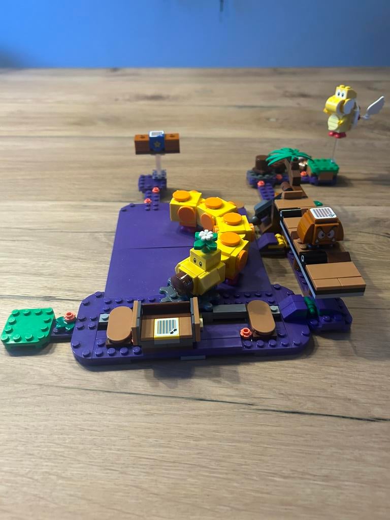 Lego mario wigglers moeras 71383, Gebruikt, Lego, Ophalen of Verzenden, Complete set