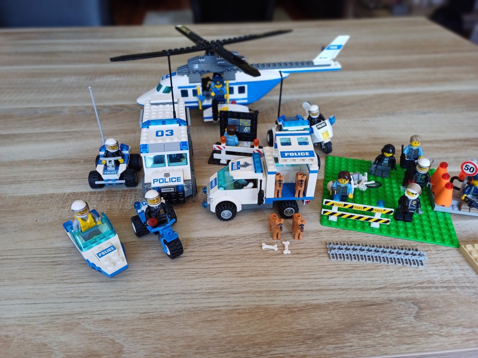 Lego City Politie Set met Voertuigen en Figuren, Ophalen, Lego, City, Gebruikt