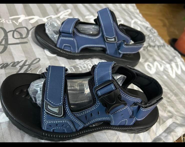 Heren Sandalen maat: 45(Nieuw), Sandalen, Blauw, Nieuw, Ophalen of Verzenden