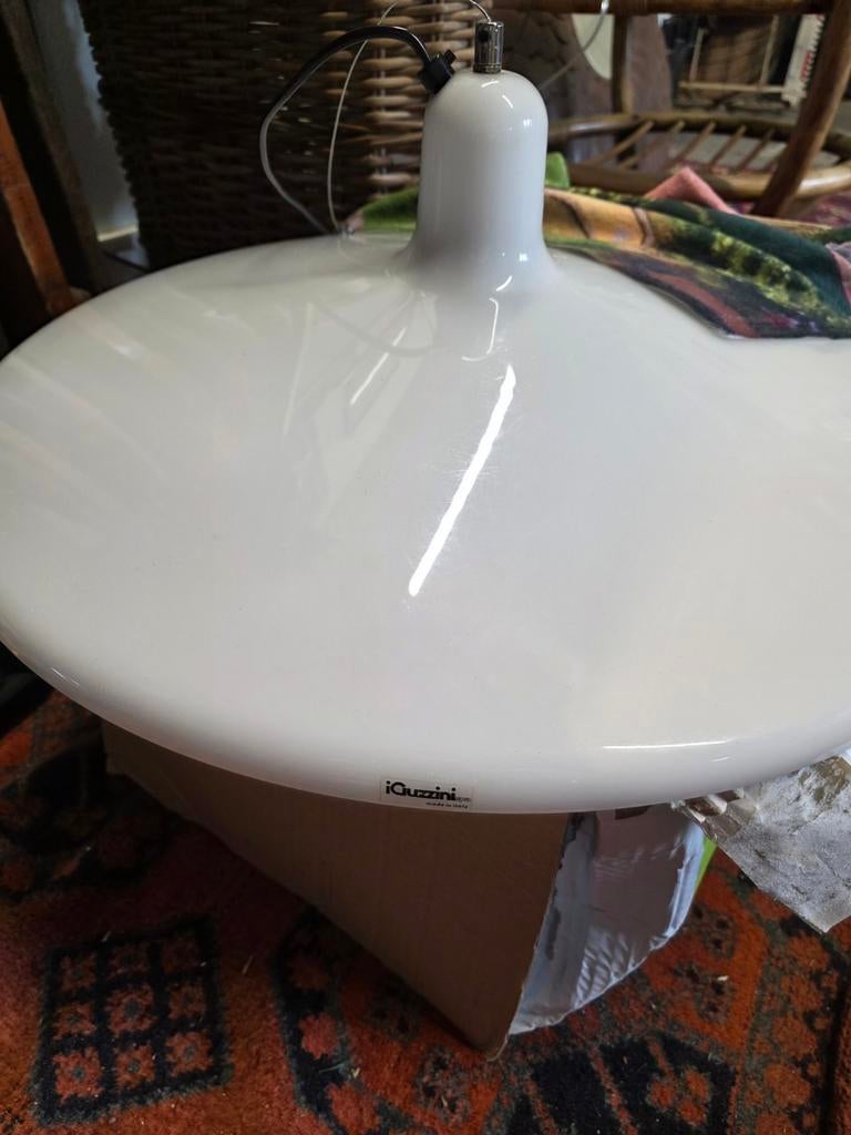 Grote Manta Hanger van Guzzini., Ophalen, Gebruikt, Vintage, Space Age, Mid-Century Modern, 75 cm of meer