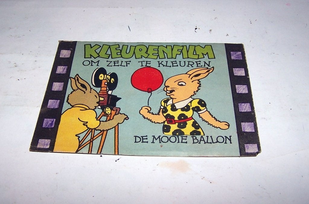 Vintage jaren '50 vouwboekje. Kleurenfilm om zelf te kleuren, Ophalen of Verzenden