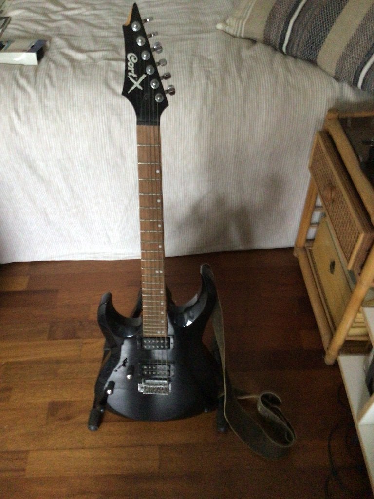 Linkshandige elektrische gitaar en versterker, Met versterker, Zo goed als nieuw, Solid body, Ophalen
