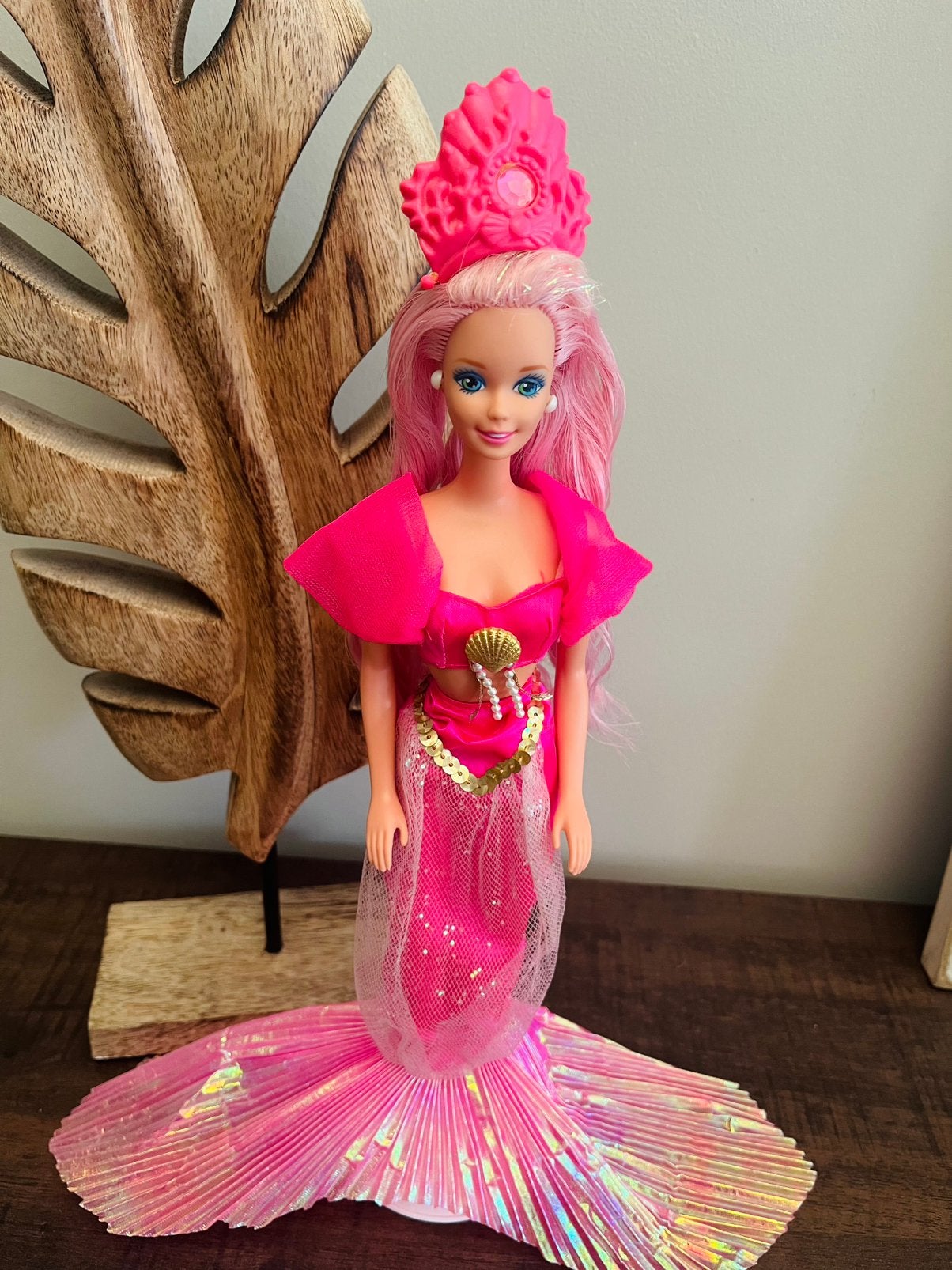Vintage Barbie Fountain Mermaid, Ophalen of Verzenden, Gebruikt, Barbie