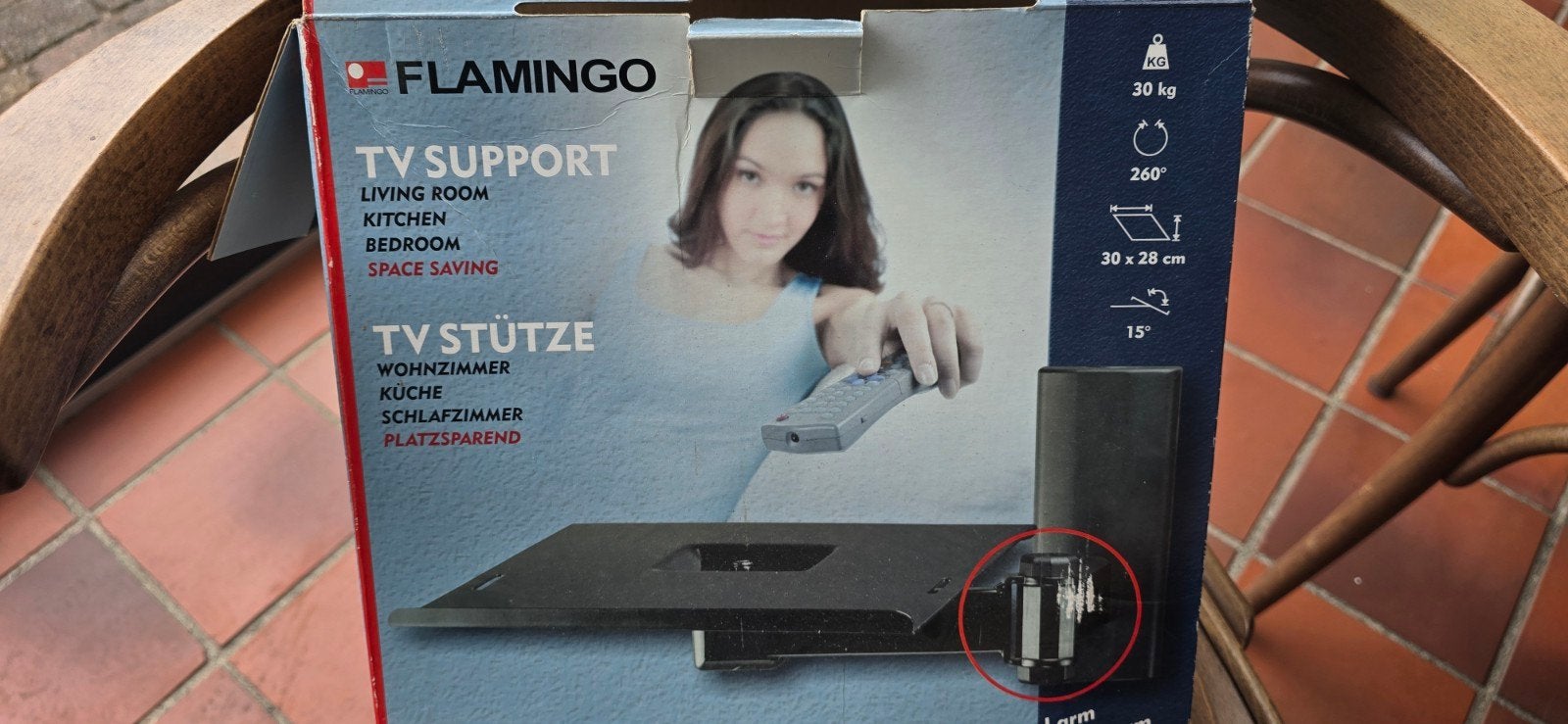 Flamingo TV Beugel Dubbele Draagarm - Nieuw in doos, Ophalen of Verzenden, Nieuw