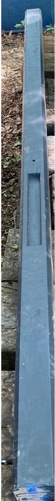 Betonpaal antraciet gecoat, Ophalen, Overige materialen, 1 tot 2 meter, Minder dan 3 meter