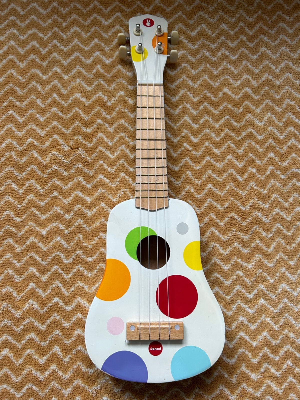 Janod Confetti Ukelele, Muziek en Instrumenten, Snaarinstrumenten | Overige, Ophalen, Gebruikt, Ukelele