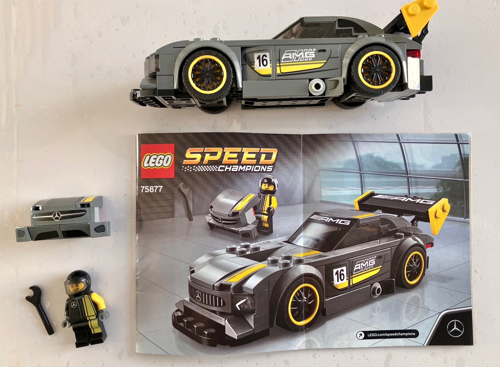 Lego speed champions 75877, Kinderen en Baby's, Ophalen, Zo goed als nieuw, Complete set, Lego