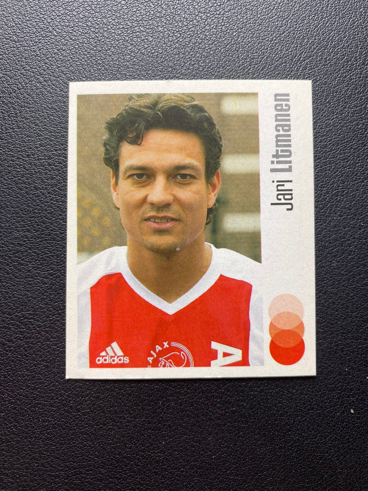 Jari Litmanen - Ajax Amsterdam - Panini Voetbal 04, Ophalen of Verzenden, Zo goed als nieuw, Ajax, Poster, Plaatje of Sticker